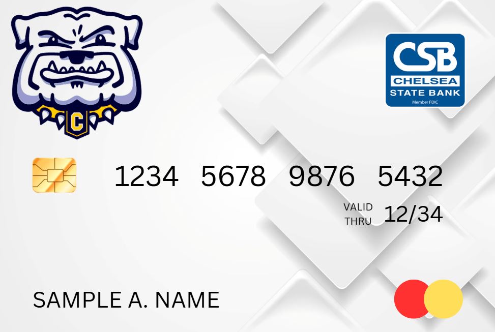 Chelsea Bulldog Debit Card Design