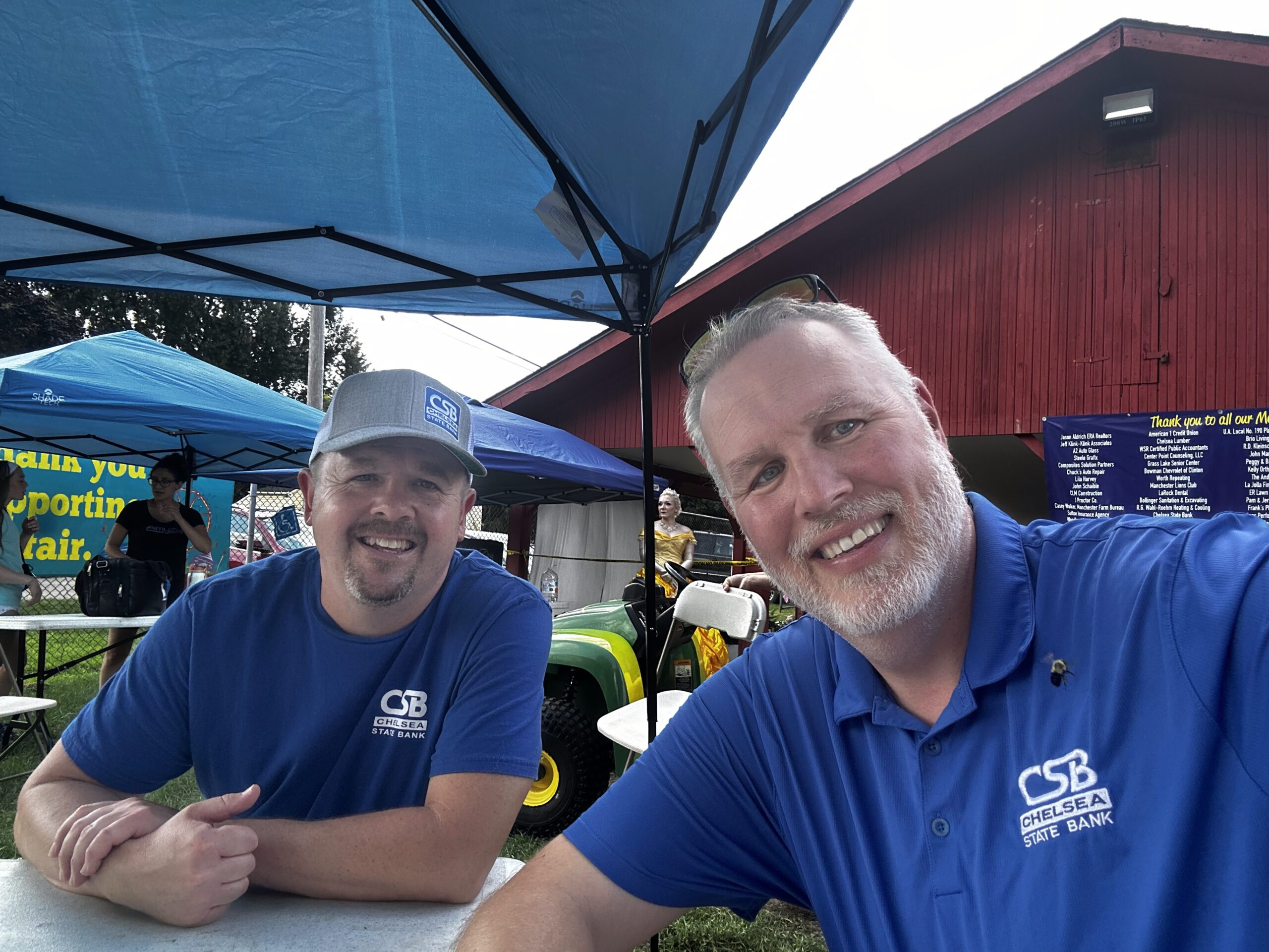 Bill Bacon and Jason Reed, Manchester Fair Co-sponsors of free admission night