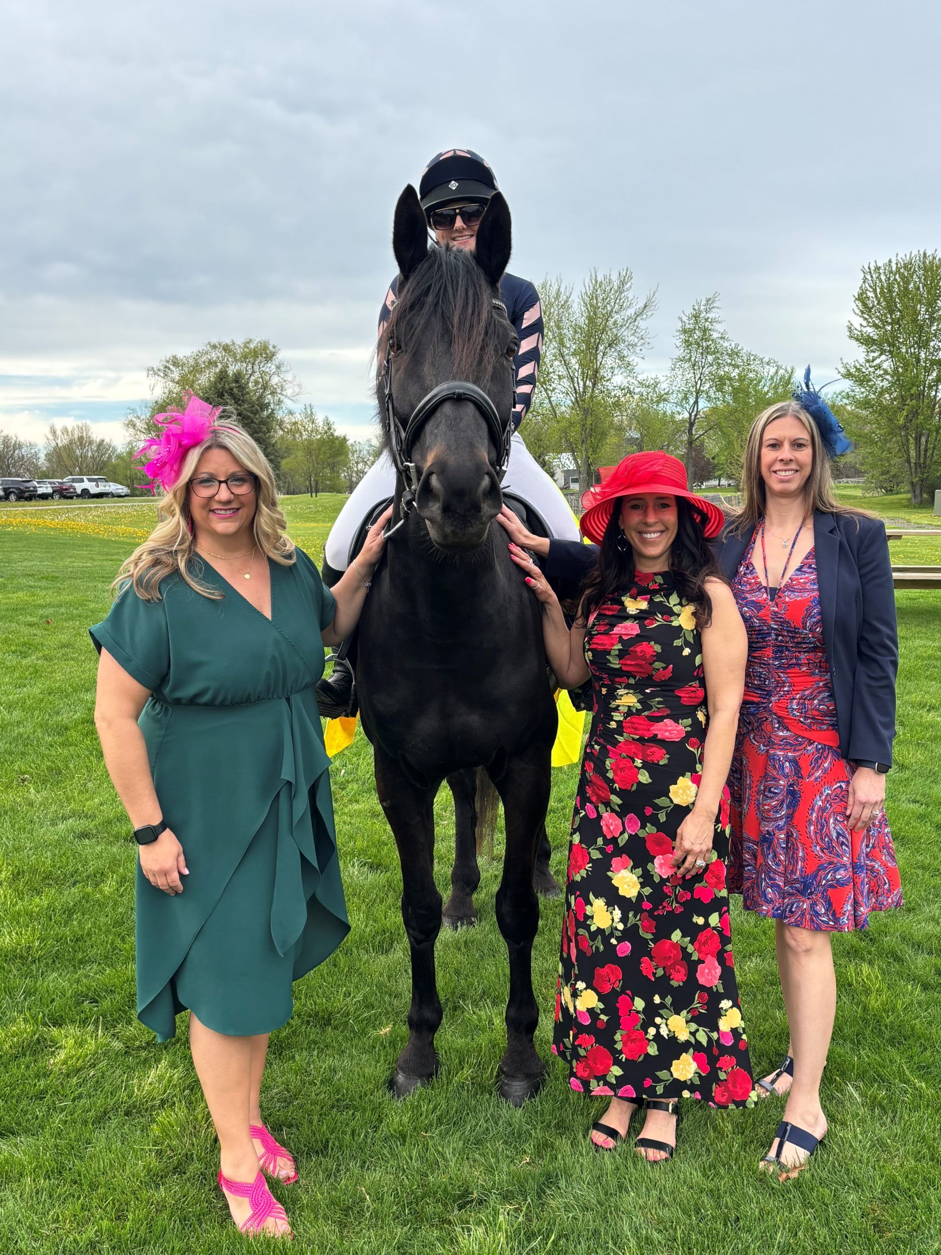Nicole Bell, Dawn Kalusha and Jessica Stubbs at Ele's Place Derby Day Soiree Fundraiser to support Ele's Place Mission