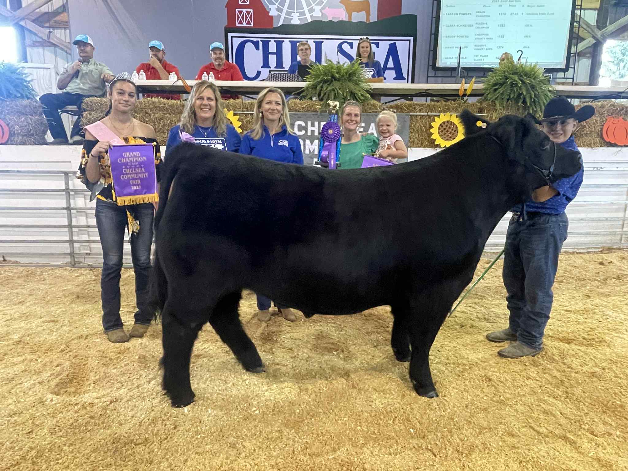 Chelsea Community Fair Livestock Auction